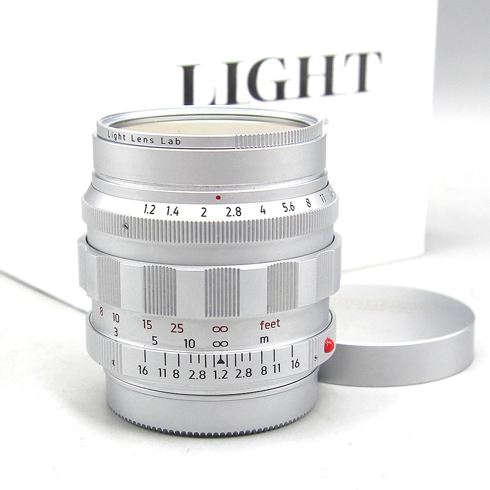 LIGHT lens LAB M 50mm F1.2 ASPH. Silver